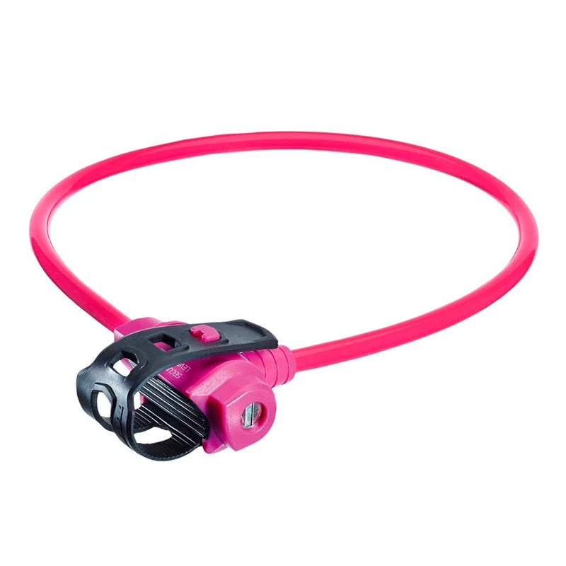 Trelock Lucchetto FIX-GO 10x750mm Rosa