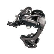 Microshift Cambio MTB 1/2x7/8/9V Gabbia Corta in Acciaio 36 Denti Nero