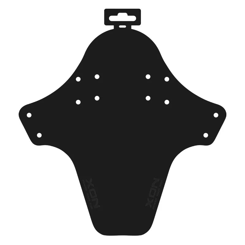 Xon Parafango Anteriore in Nylon Pieghevole Nero/Nero Lucido 255x255mm