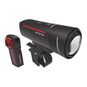 Trelock Fanale a Led LS600 I-GO Anteriore+Posteriore Vector Set 60 Lux + USB