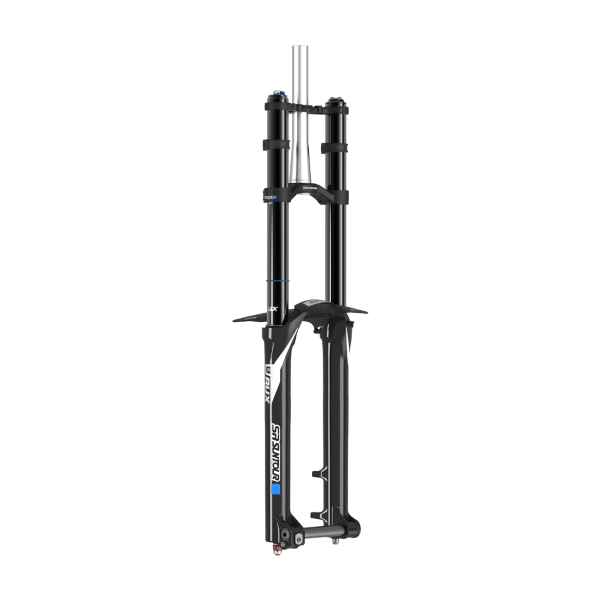 SrSuntour Forcella aria Rux38 29" Disc 200mm Nero opaco EQ R2C2 PCS, PP 20X110 Tapered 1"1/8-1.5" Rake 50