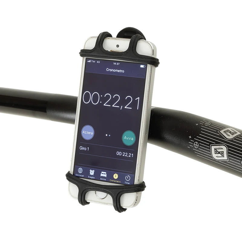 Mvtek Supporto Regolabile per Smartphone da 4,5" a 6" in Silicone Nero