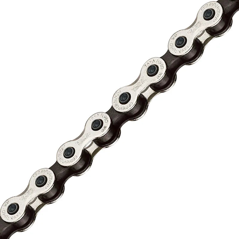 Taya Catena 1V 1/2"x1/8" Nero/Argento FIXED (1 Set Falsemaglie incluso)