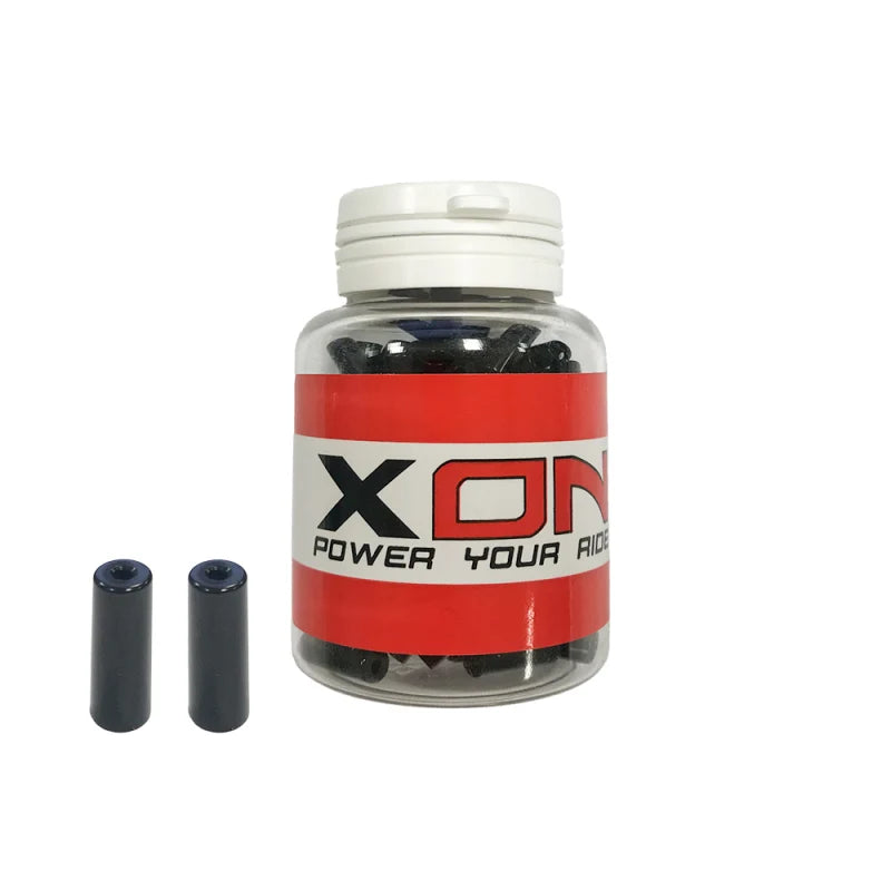 Xon Capoguaina 5,1mm in Alluminio Nero - Barattolo 100 Pezzi