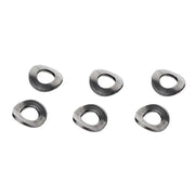 Xon Rondella Ovale per Nipple Esterno 8x6x1mm in Acciaio - 100 Pezzi
