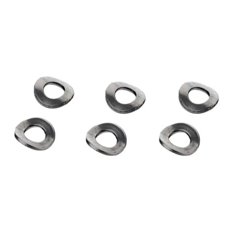 Xon Rondella Ovale per Nipple Esterno 8x6x1mm in Acciaio - 100 Pezzi