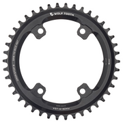 Wolf Tooth Corona Shimano BCD 110 4 fori 1X GRX SH12V 46 denti Nero Drop-Stop B