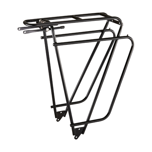 Tubus Portapacchi Posteriore Acciaio Logo Classic 26"-28" Nero