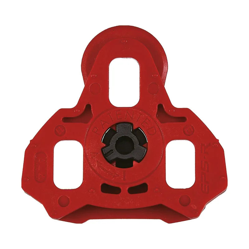 Exustar Tacchette Compatibili KEO/Garmin Vector Oscillazione 6° Rosso
