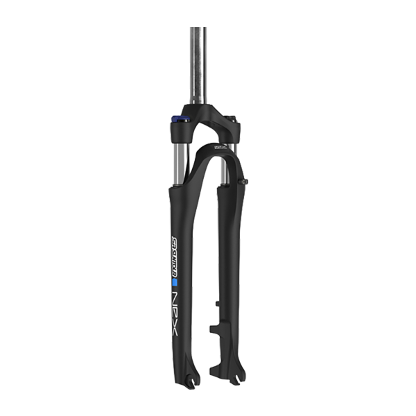 SrSuntour Forcella molla Nex E25 700c Disc 63mm Nero opaco LO qr 5x100mm 1"1/8 Rake 44mm