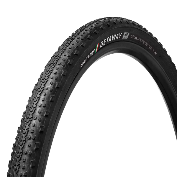Challenge Copertone Tubeless Ready Handmade Getaway XP 700x45 260tpi Superpolyester TLR Nero
