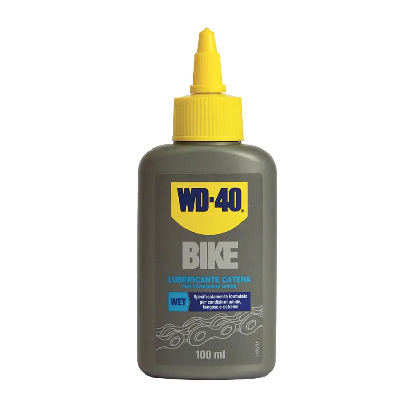 WD-40 Olio Lubrificante WD40 BIKE 100ml con PTFE per Catena Wet