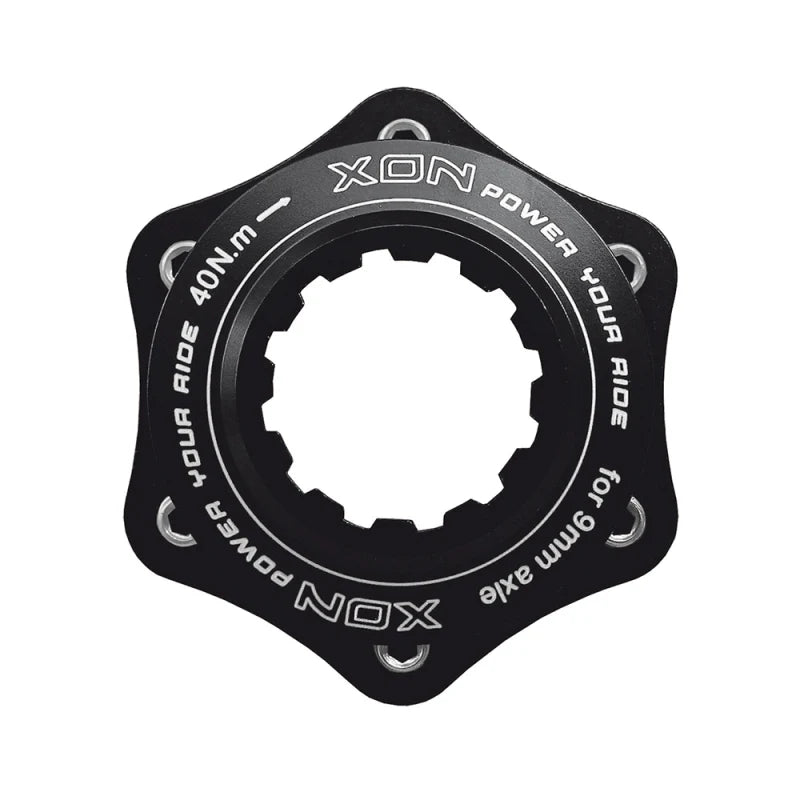Xon  Adattatore Disco per Perno: 9mm x Peso: 29,6gr Center Lock Nero