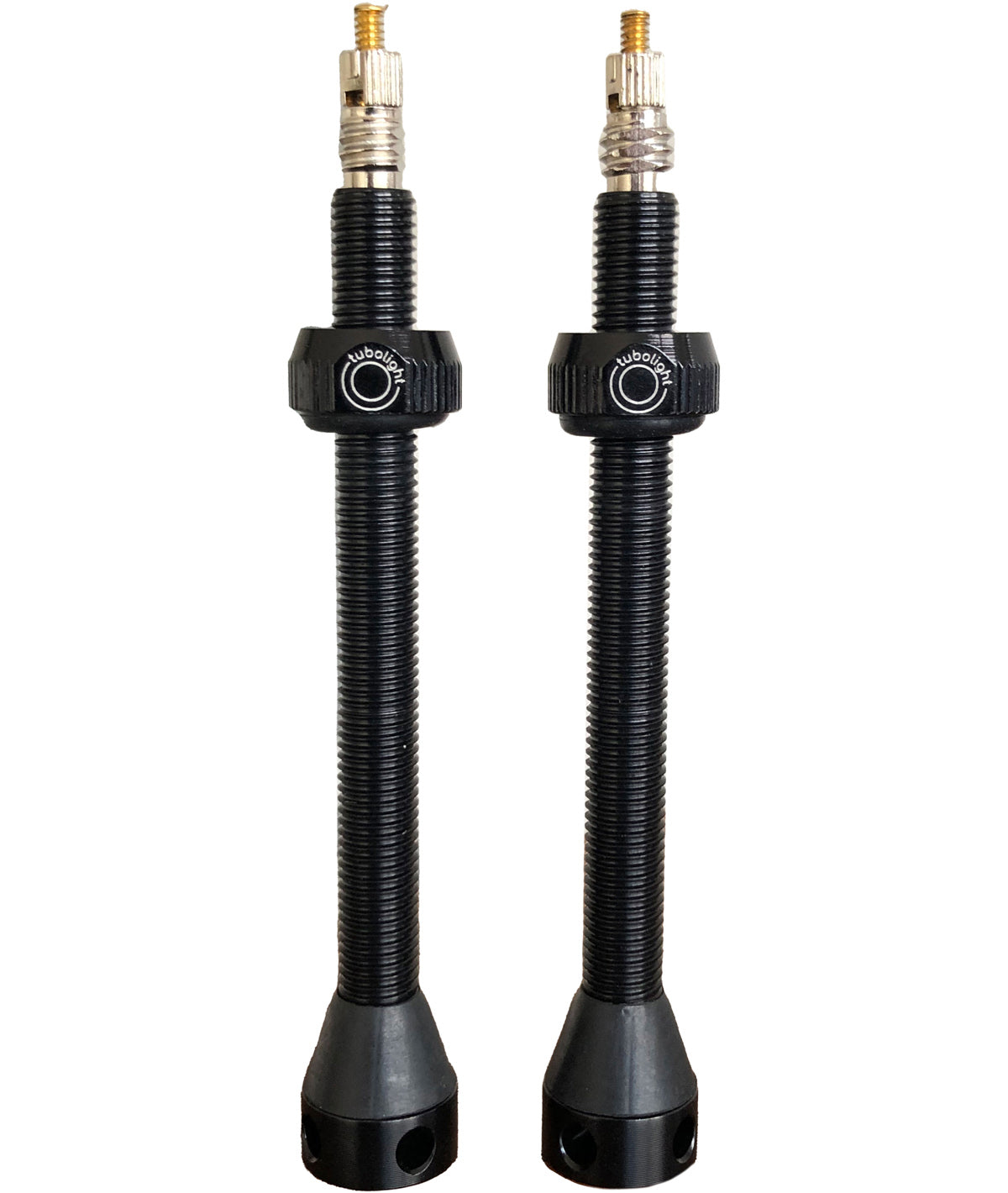 Tubolight Set valvole 70mm nero (2 pz)
