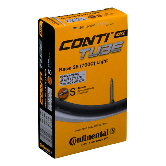 Continental Camera d'aria Race 28 Light 700C Presta 42mm