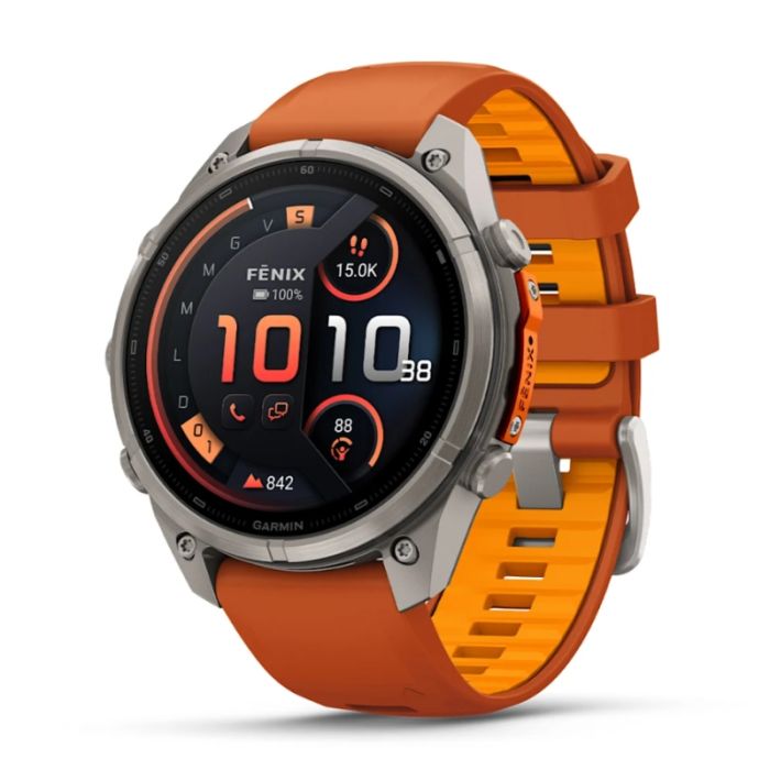 Garmin Fenix 9 Pro Amoled 47mm InReach Titanium cinturino Autumn