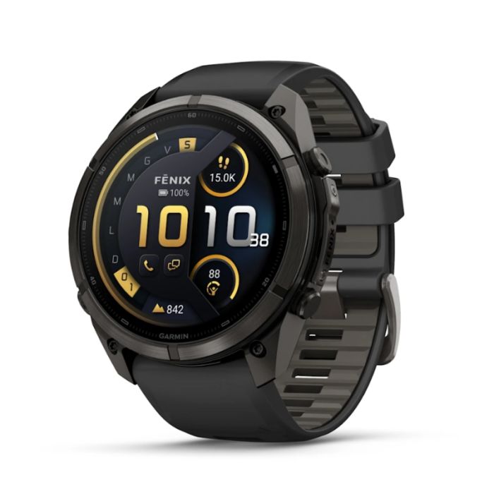 Garmin Fenix 9 Pro Amoled 51mm InReach Grigio cinturino Nero/Grigio