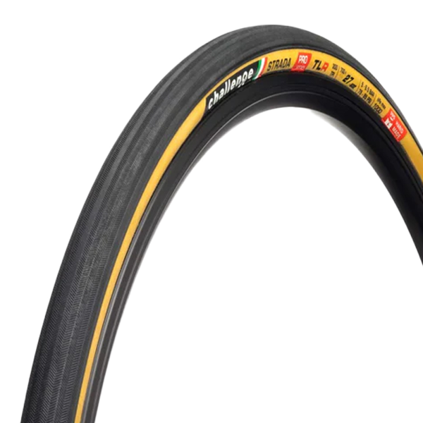 Challenge Copertone Tubeless Ready Strada Pro 700x27 Smart 300TPI Superpolyester Nero/Para