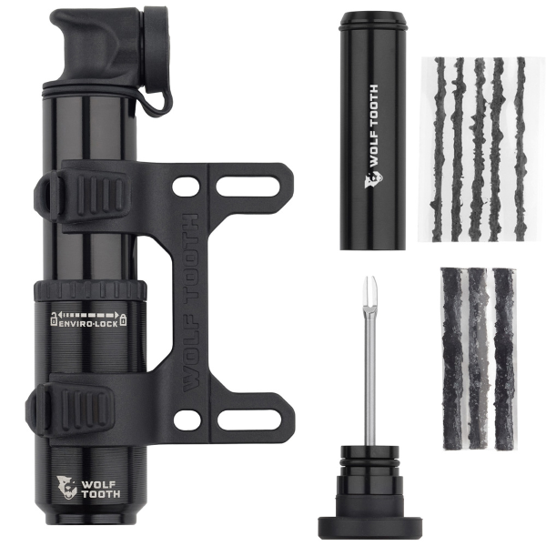 Wolf Tooth Pompa Encase - 40CC Attrezzo ripara Tubeless Nero
