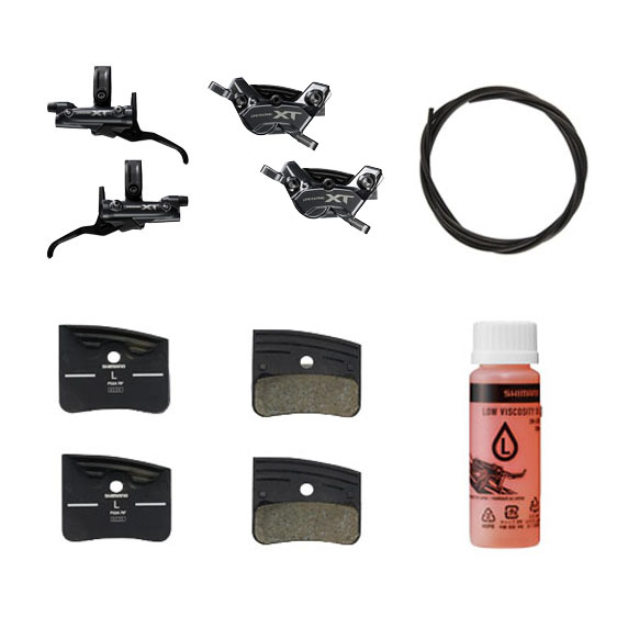 Shimano Kit Freni Deore XT BL-M8200 / BR-M8220 4 Pistoni