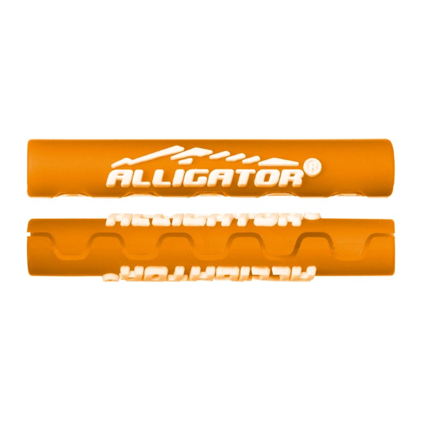 Alligator Copriguaina in gomma Diametro 4mm Arancione 6pz