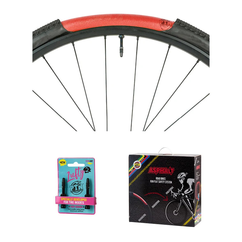 Pepis  Inserti PTN (KIT) ASPHALT L 700x28-32 + Valvole 47mm