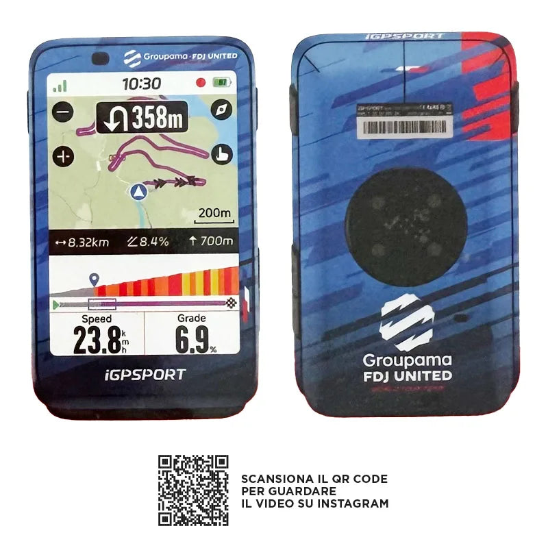 iGPSPORT Sticker GROUPAMA - FDJ per BiNavi