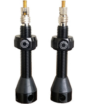Tubolight Set valvole 40mm in ottone nero (2 pz)