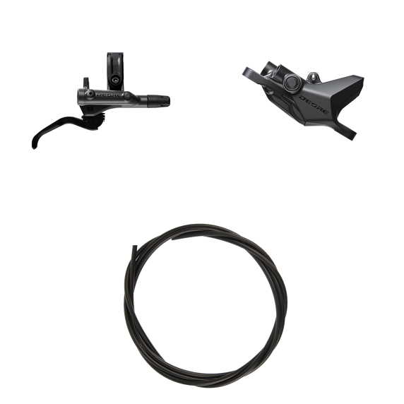 Shimano Kit Freno Idraulico DX Posteriore Deore BR-M6200 2 Pistoncini