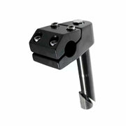 Promax Piantone Manubrio BMX 22,2mm x 50mm in Acciaio Nero