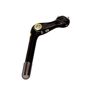 Promax Piantone Manubrio 22,2x85mm Regolabile in Alluminio Nero