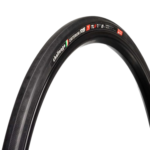 Challenge Copertone Tubeless Ready Criterium RS Team Edition 700x25 Smart Prime 350TPI Corespun Cotton Nero