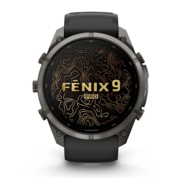 Garmin Fenix 9 Pro Amoled 47mm Grigio cinturino Nero/Grigio