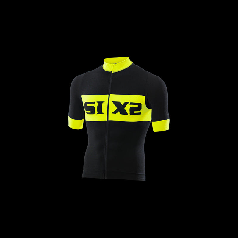 Sixs Maglia Estiva Luxury Black/Yellow Fluo