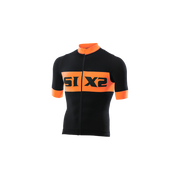 Sixs Maglia Estiva Luxury Black/Orange Fluo