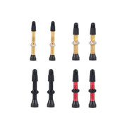 Barbieri Coppia Valvole Presta Alluminio 34mm Rossa