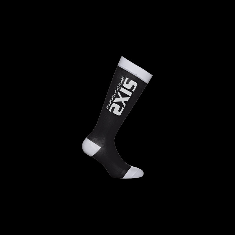 Sixs Calze A Compressione Recovery Nero/Bianco