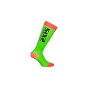 Sixs Calze A Compressione Recovery Verde/Rosso Fluo