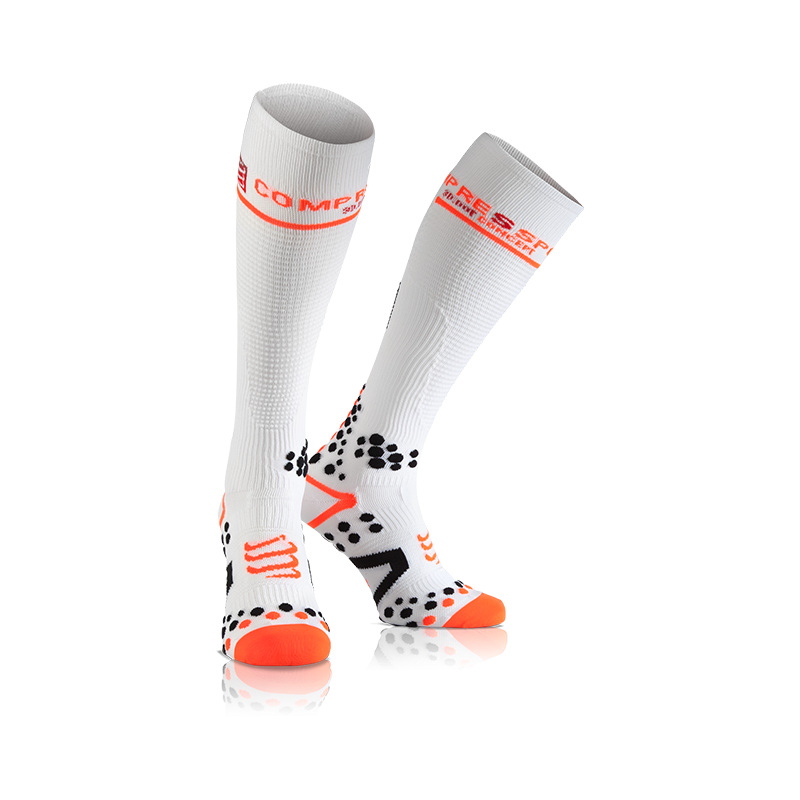 Compressport Calze Full Socks v2.1 White