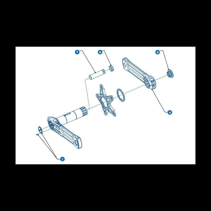Rotor 2inPower Vite Chiusura Nds Nero
