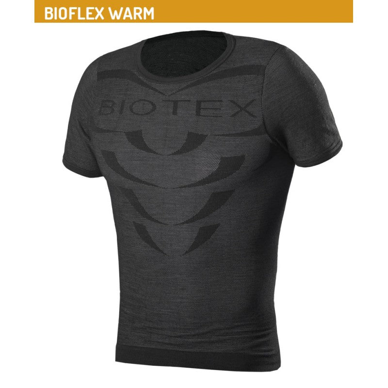 Biotex T-Shirt Rete Seamless Elasticizzata Bioflex Medium Black