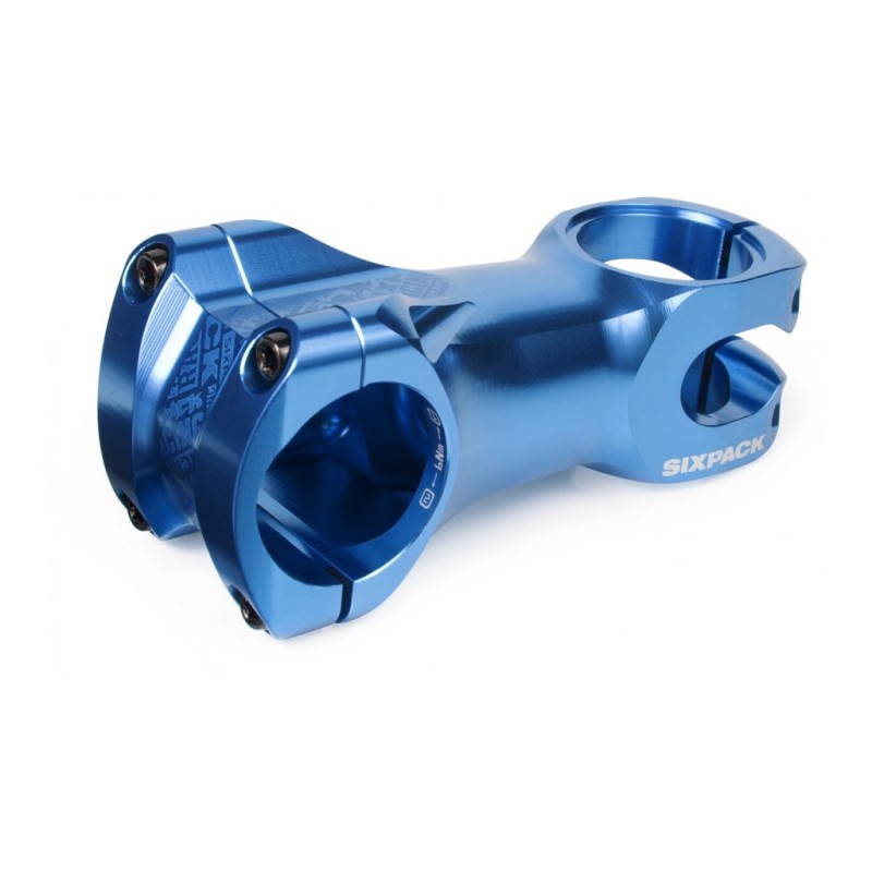 Sixpack Attacco Manubrio Mtb  Skywalker 31.8x75 0° Blue