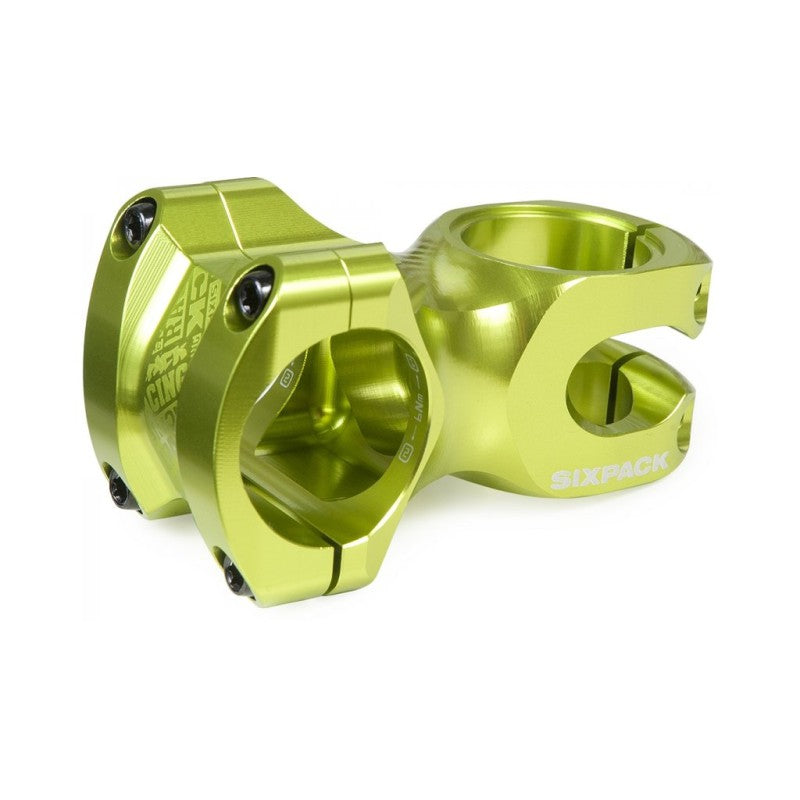 Sixpack Attacco Manubrio Mtb  Skywalker 31.8x50 0° Electric Green