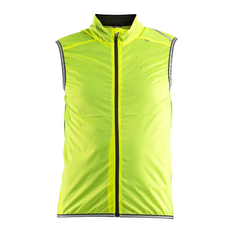 Craft Gilet Antivento Lithe Giallo Fluo