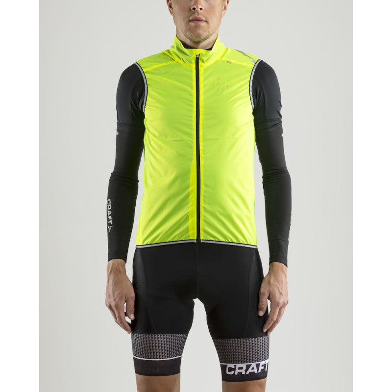 Craft Gilet Antivento Lithe Giallo Fluo
