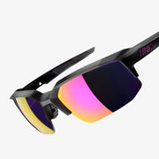 100% Occhiali Speedcoupe Graphite Purple Mirror Lens