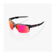 100% Occhiali Speedcoupe Graphite Purple Mirror Lens
