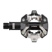 Look Pedali X-TRACK in Alluminio Grigio con Tacchette SPD