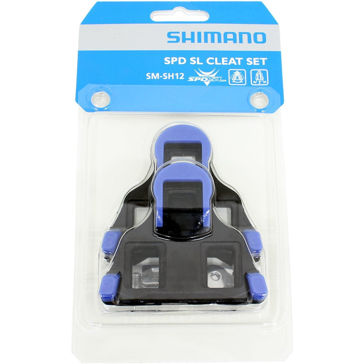 Shimano Tacchette SPD-SL  SM-SH12 Blu 2°
