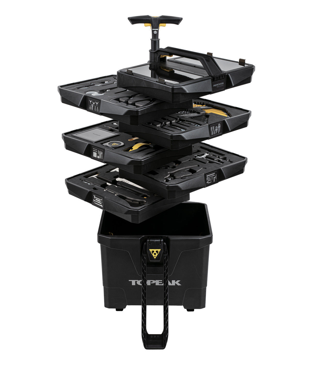 Topeak Trolley portautensili Prepstation team issue con 47 utensili professionali